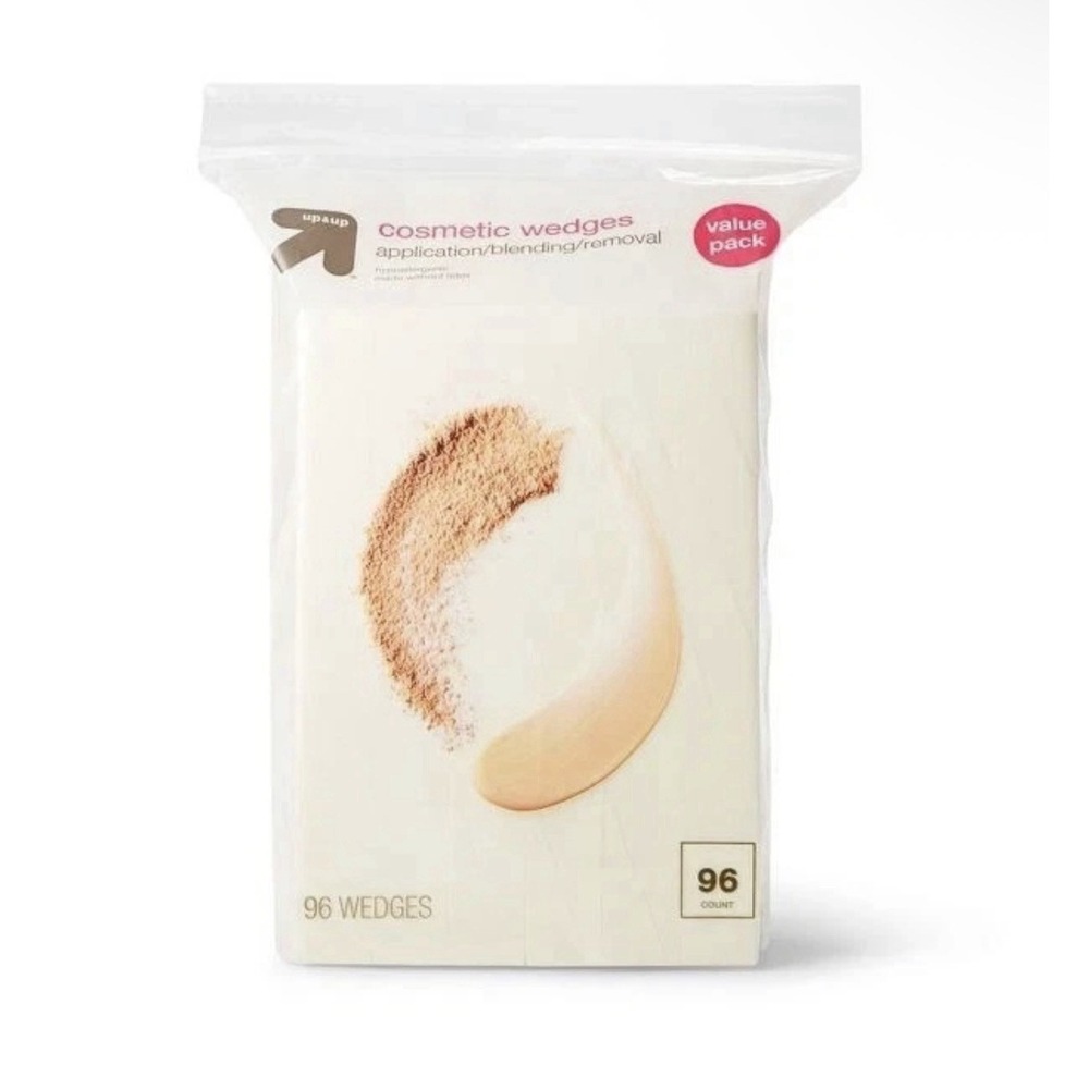 Up & Up‎ Cosmetic Wedges Application Blending Make-up Latex-Free 96 Count. New.